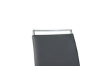 Stuhl, 2er-Set – Bezug grau, Beine silber – Bild 7