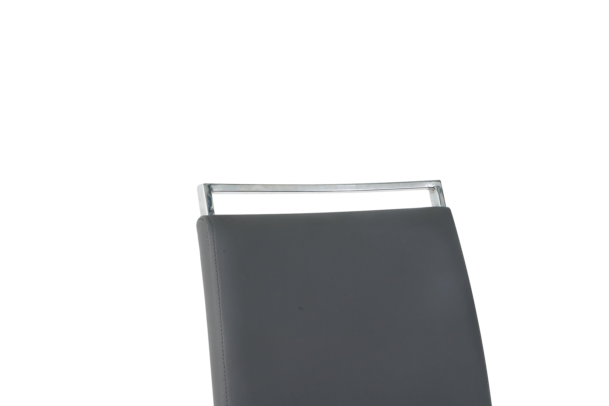 Stuhl, 2er-Set – Bezug grau, Beine silber – Bild 7