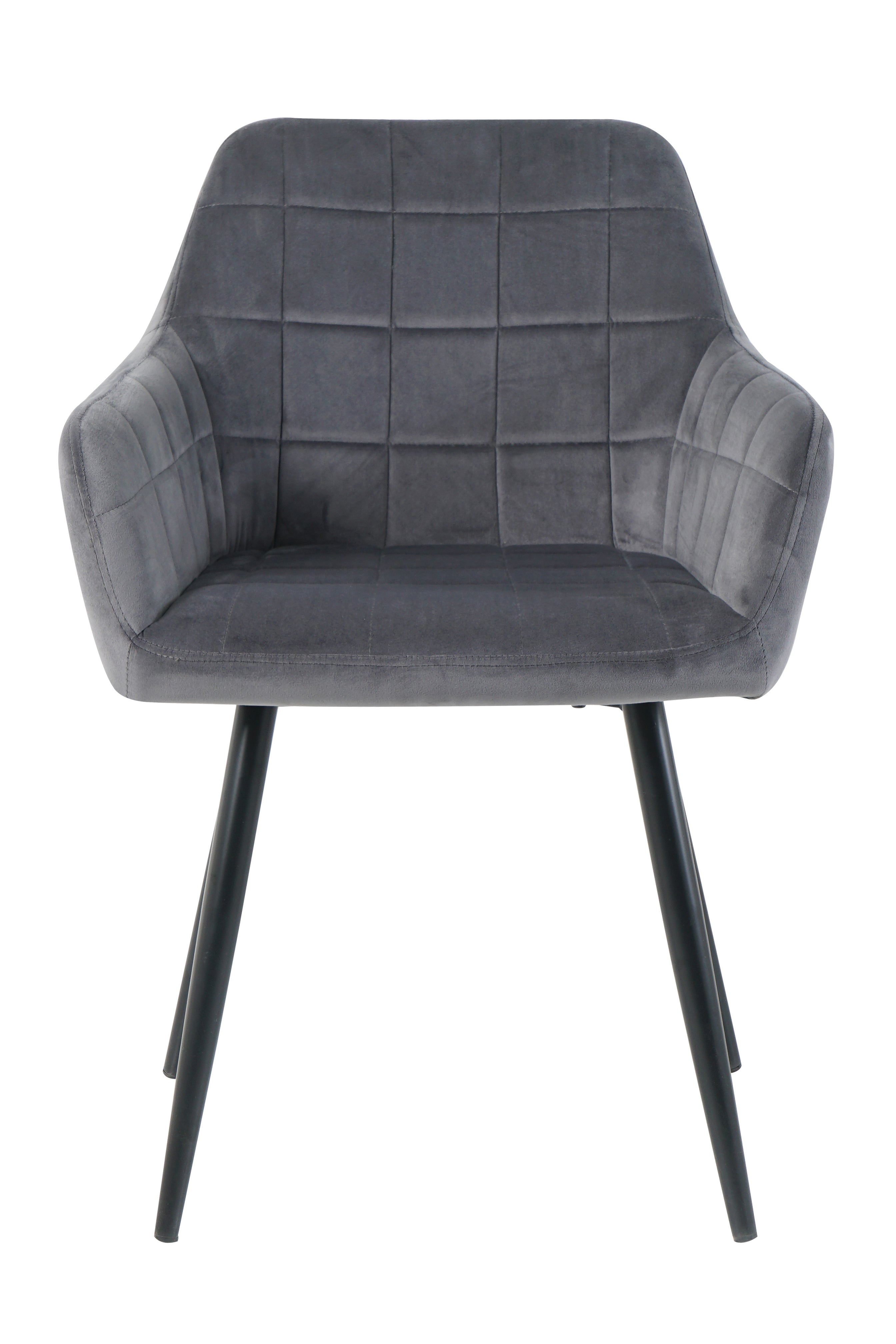 Sessel, 2er-Set – Bezug anthrazit, Beine schwarz – Bild 3
