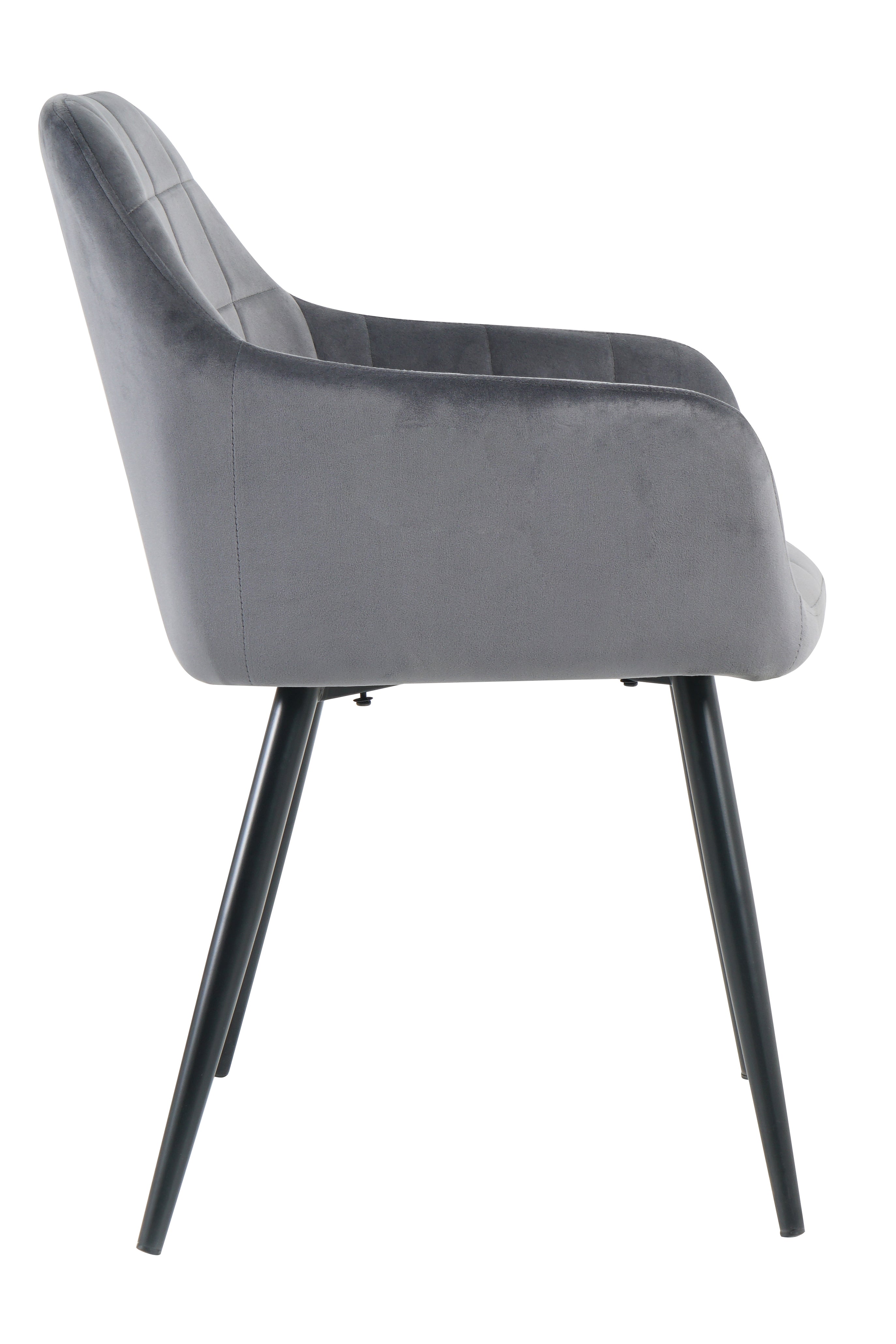 Sessel, 2er-Set – Bezug anthrazit, Beine schwarz – Bild 4