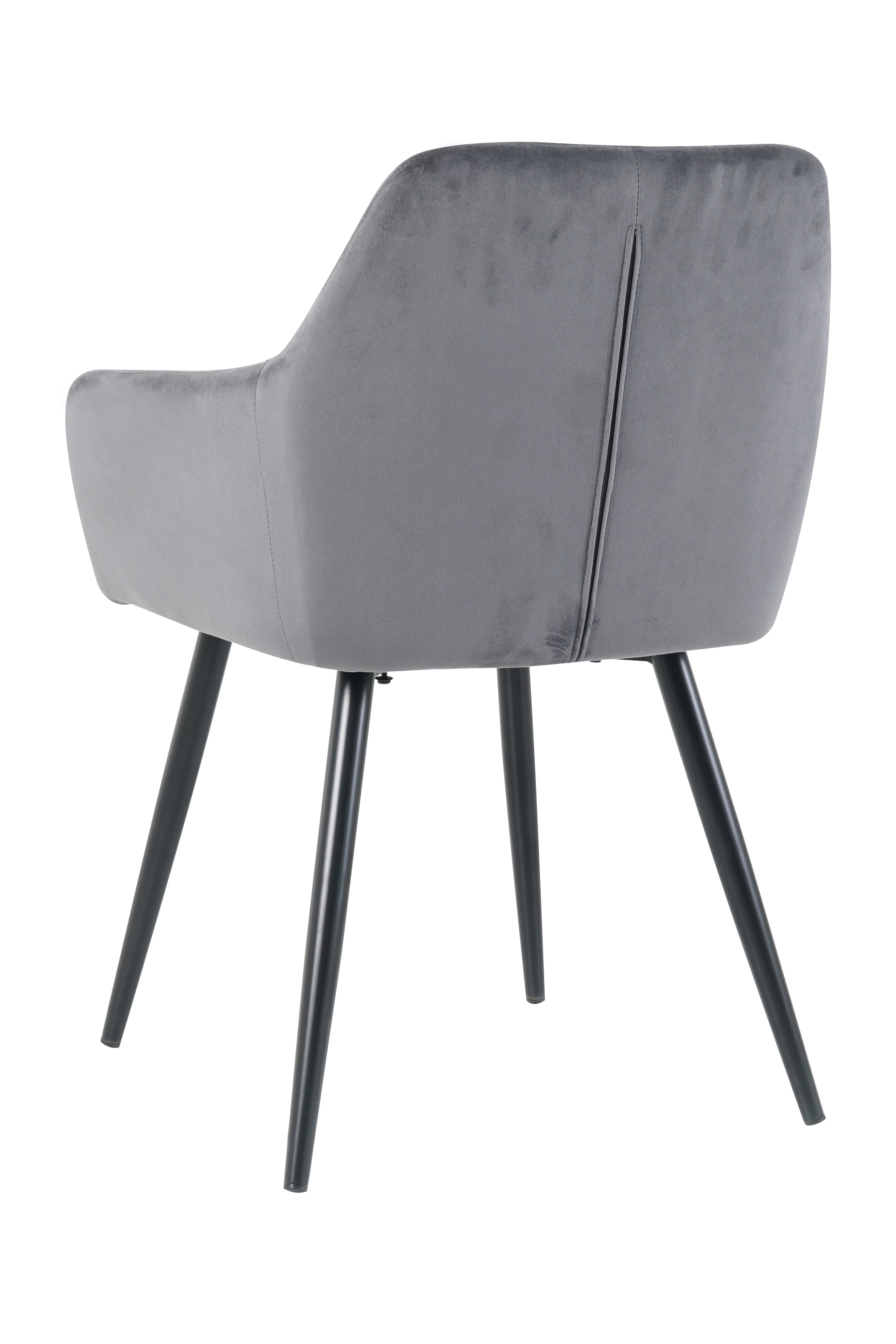 Sessel, 2er-Set – Bezug anthrazit, Beine schwarz – Bild 5
