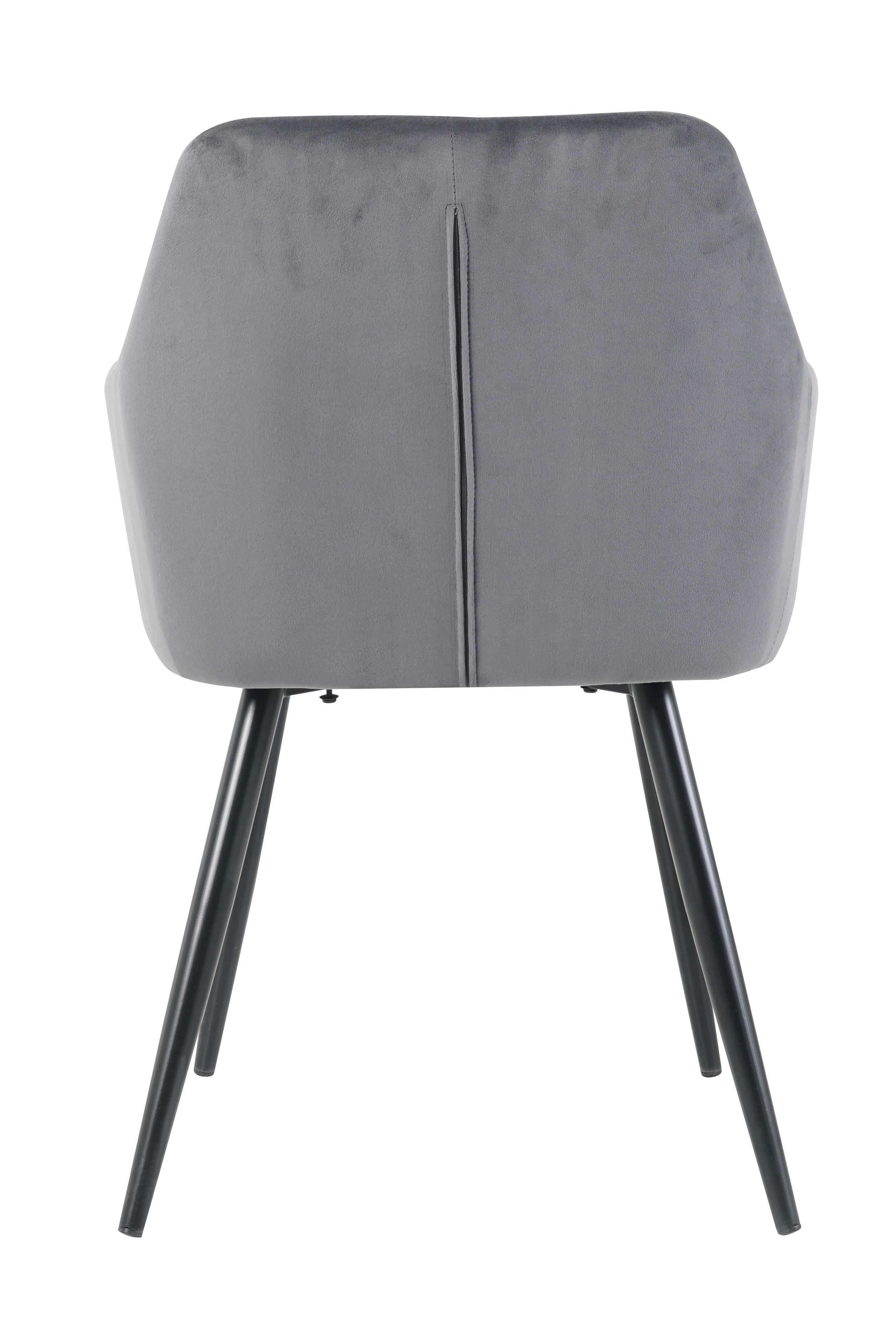 Sessel, 2er-Set – Bezug anthrazit, Beine schwarz – Bild 6