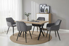 Sessel, 2er-Set – Bezug anthrazit, Beine schwarz – Bild 9