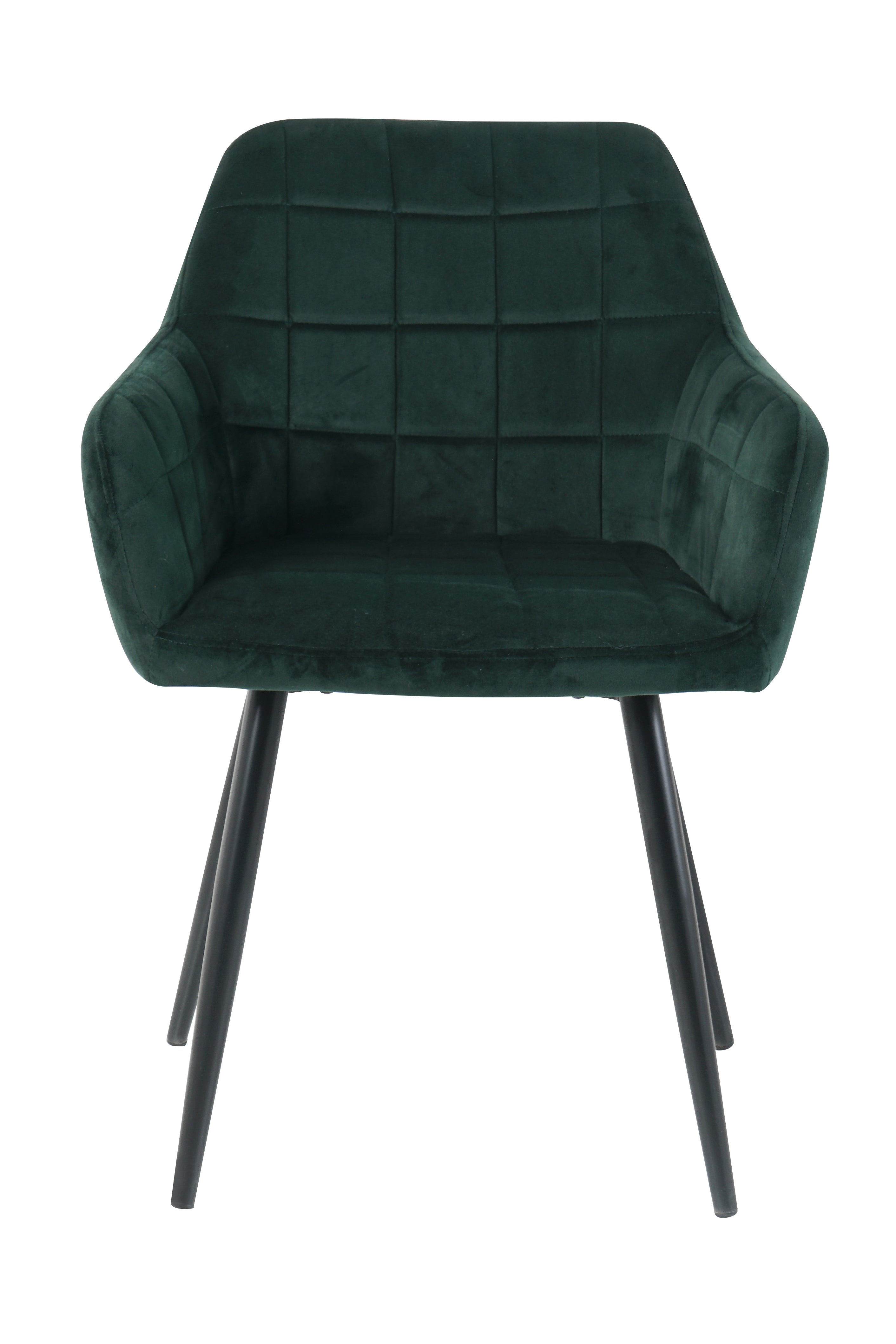 Sessel, 2er-Set – Bezug grün, Beine schwarz – Bild 3