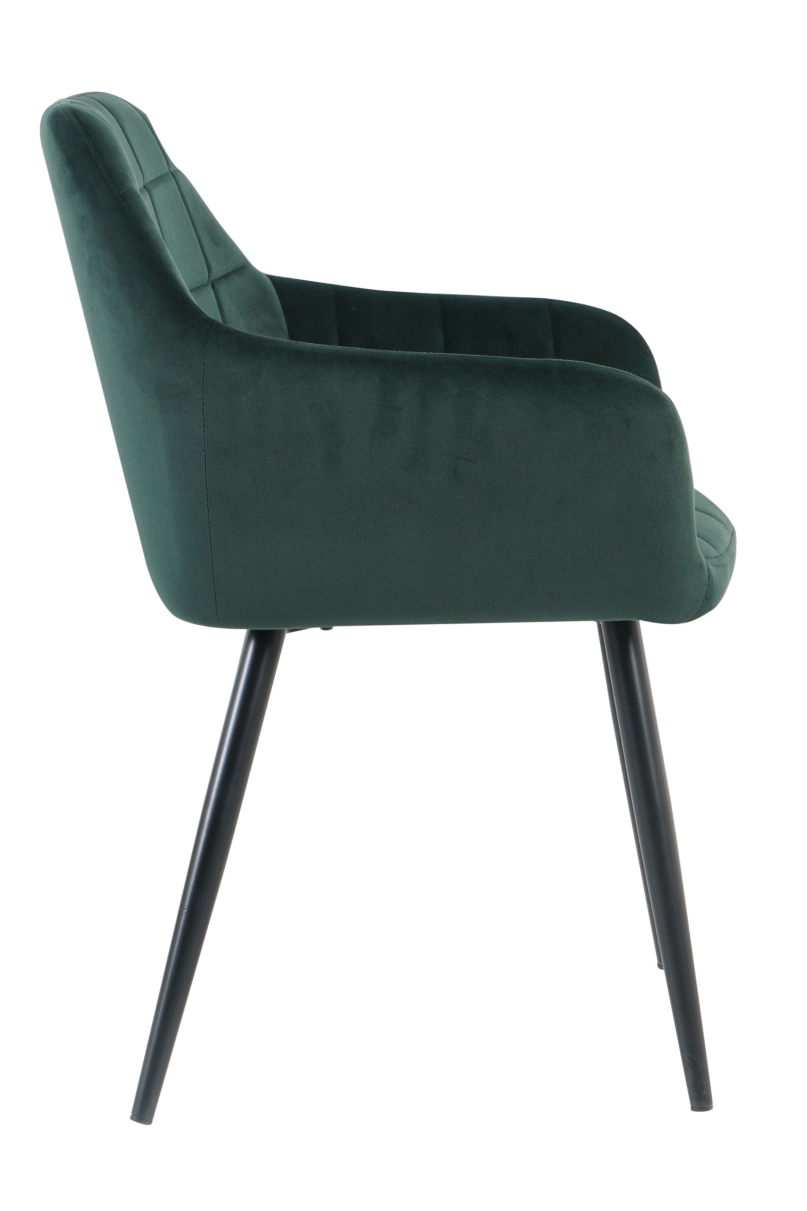 Sessel, 2er-Set – Bezug grün, Beine schwarz – Bild 4