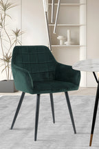 Sessel, 2er-Set – Bezug grün, Beine schwarz – Bild 7