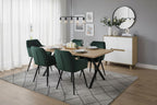 Sessel, 2er-Set – Bezug grün, Beine schwarz – Bild 8