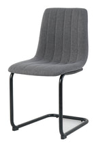 Stuhl, 2er-Set – Bezug anthrazit, Beine schwarz – Bild 2
