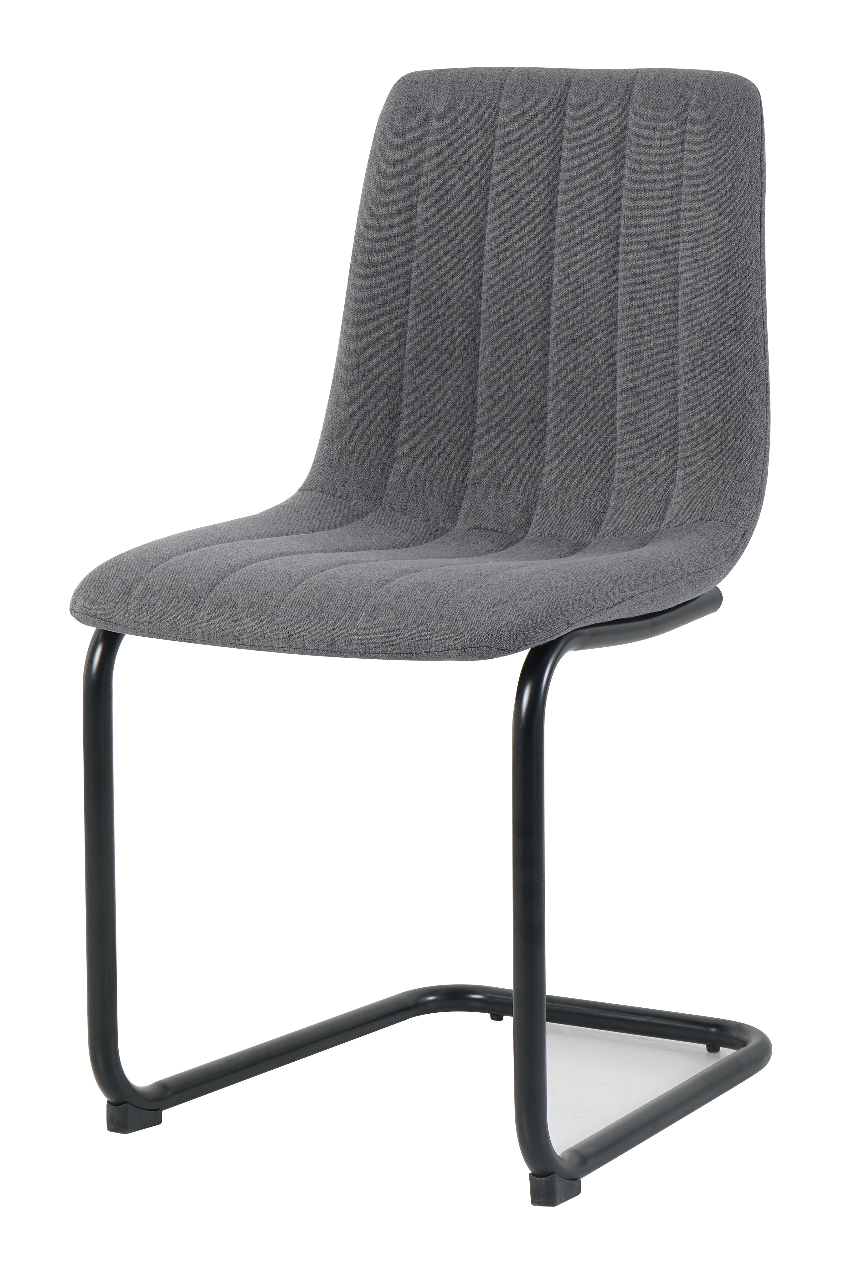 Stuhl, 2er-Set – Bezug anthrazit, Beine schwarz – Bild 2