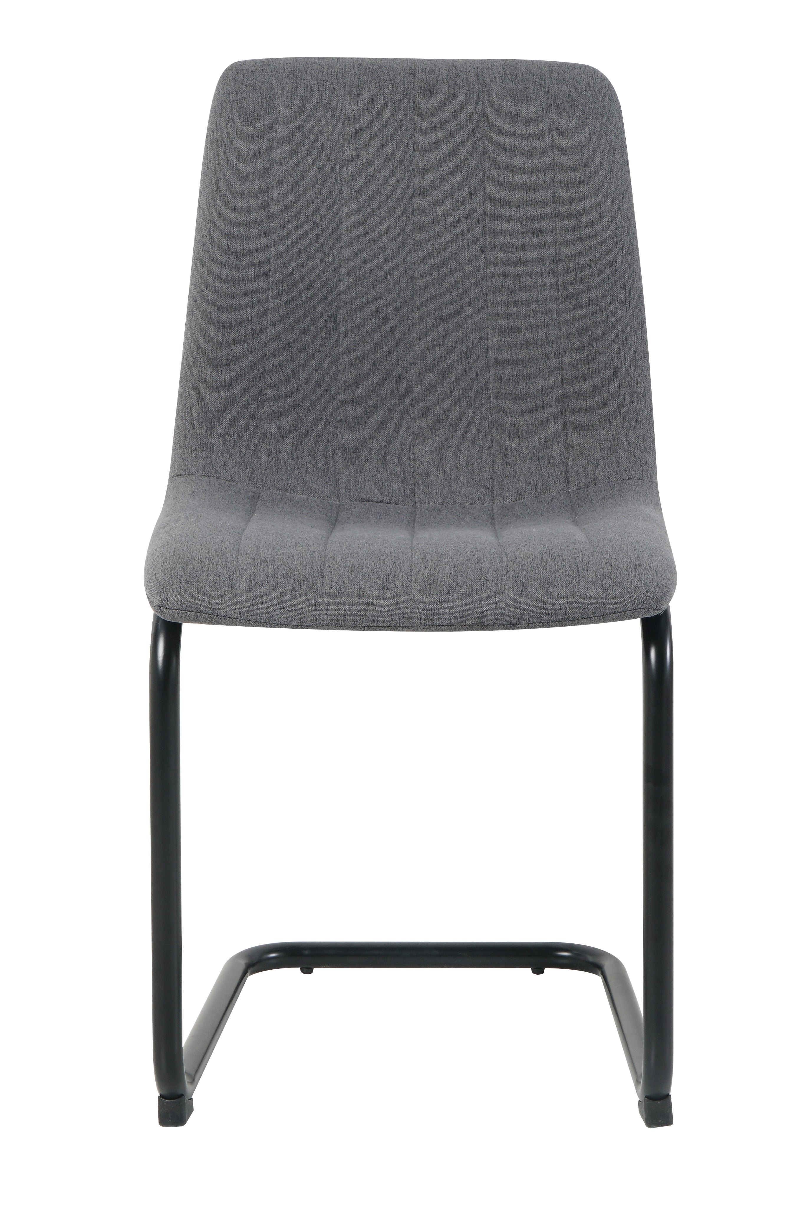 Stuhl, 2er-Set – Bezug anthrazit, Beine schwarz – Bild 3