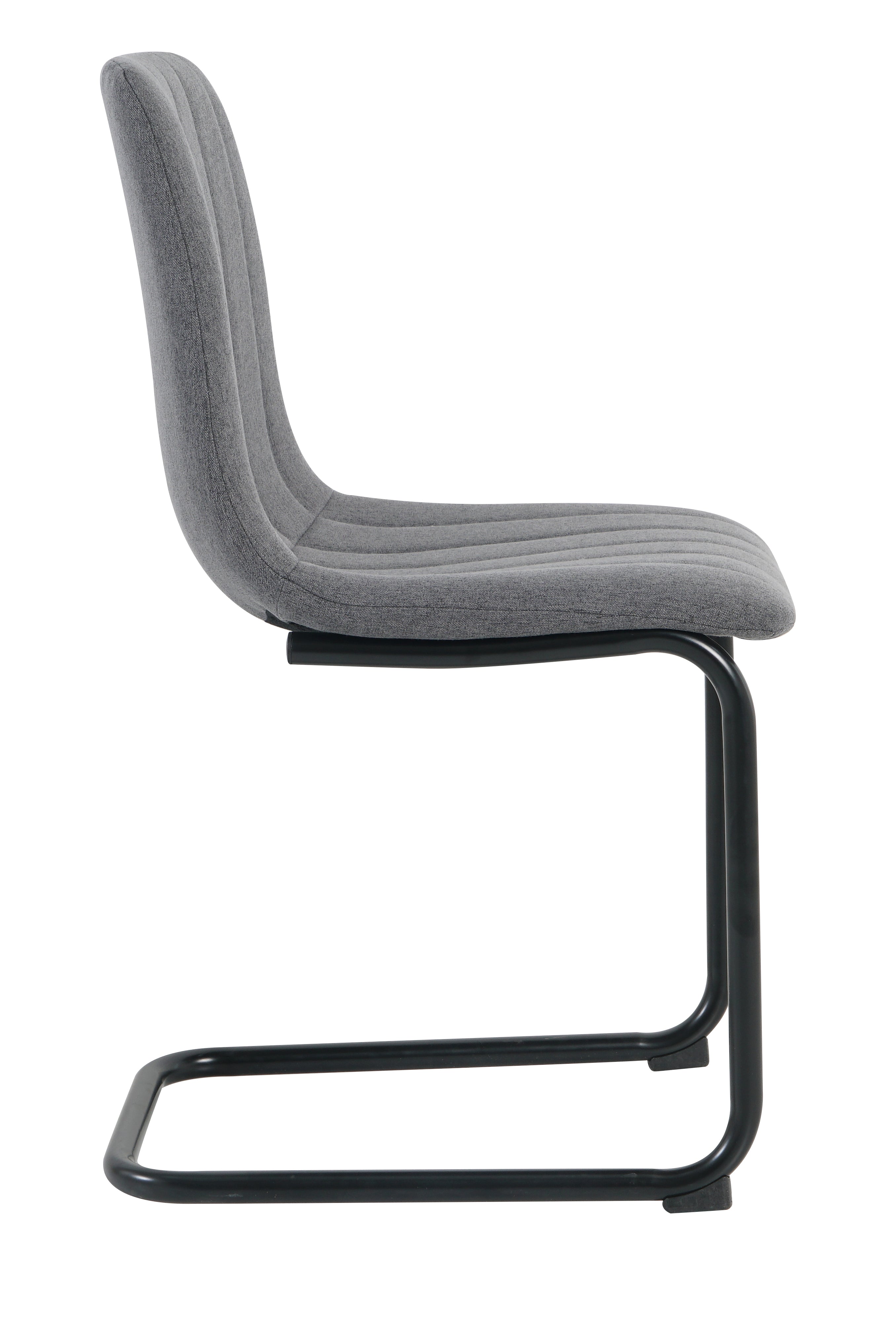 Stuhl, 2er-Set – Bezug anthrazit, Beine schwarz – Bild 4
