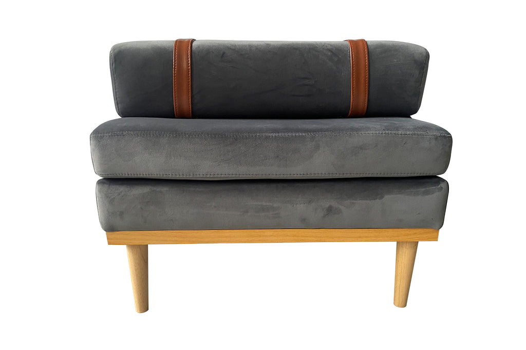 Sales Fever - Daybed Samt grau