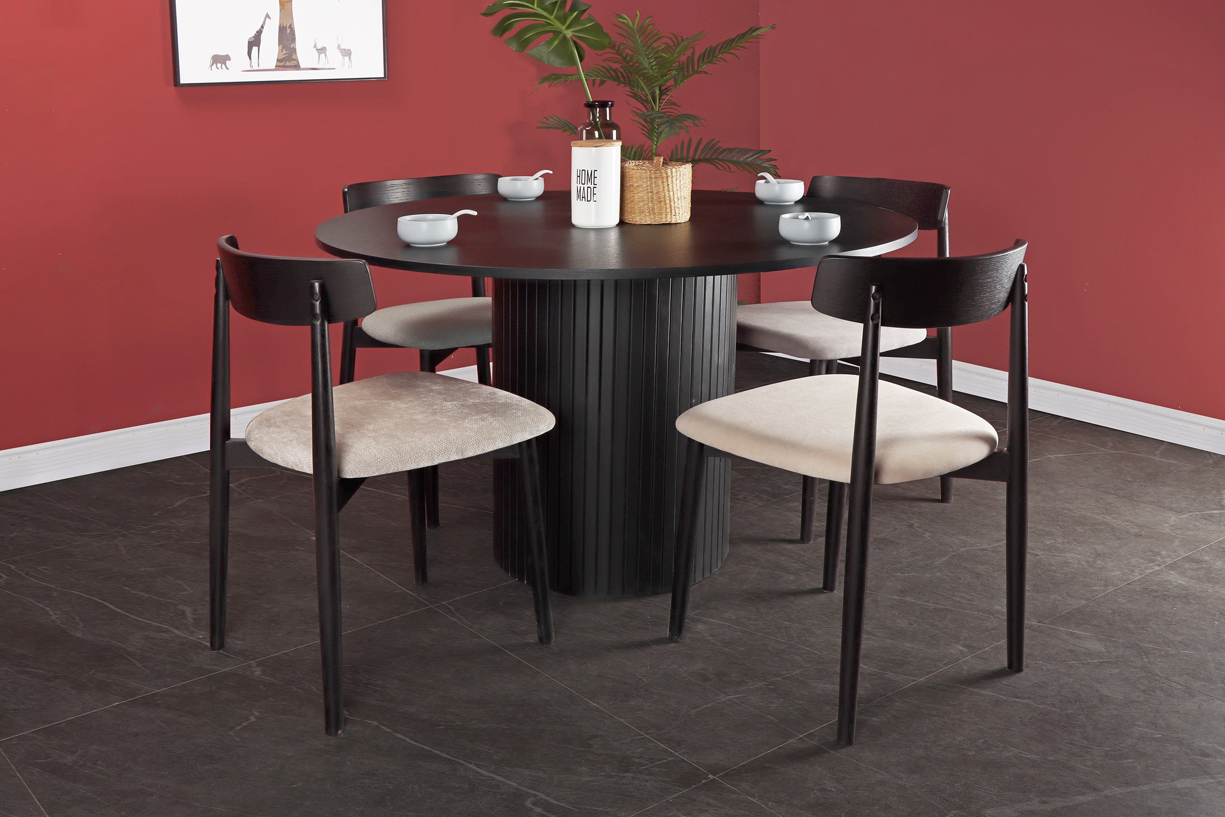 Tisch Tisch 120x120 cm – Schwarz – Bild 4