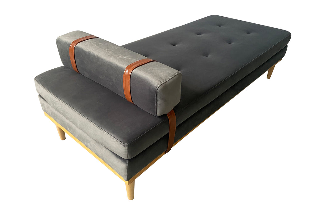 Sales Fever - Daybed Samt grau