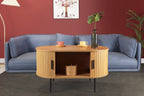 Couchtisch Couchtisch/TV-Board – Natur, Schwarz – Bild 6