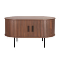 Couchtisch Couchtisch/TV-Board – Walnuss, Schwarz