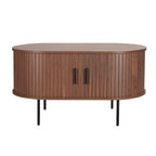 Couchtisch Couchtisch/TV-Board – Walnuss, Schwarz