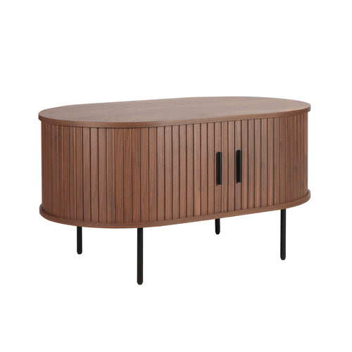 Couchtisch Couchtisch/TV-Board – Walnuss, Schwarz – Bild 2