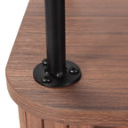 Couchtisch Couchtisch/TV-Board – Walnuss, Schwarz – Bild 5