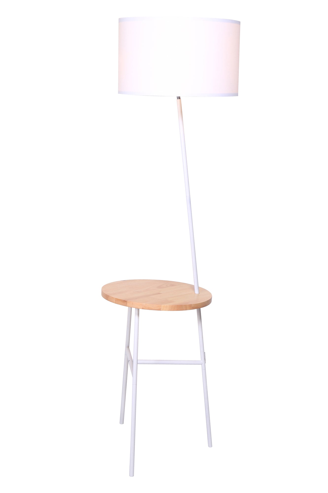 Sales Fever - Stehleuchte mit Holztablett#
