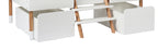 Schublade, 2-er Set – Weiß, natur – Bild 4