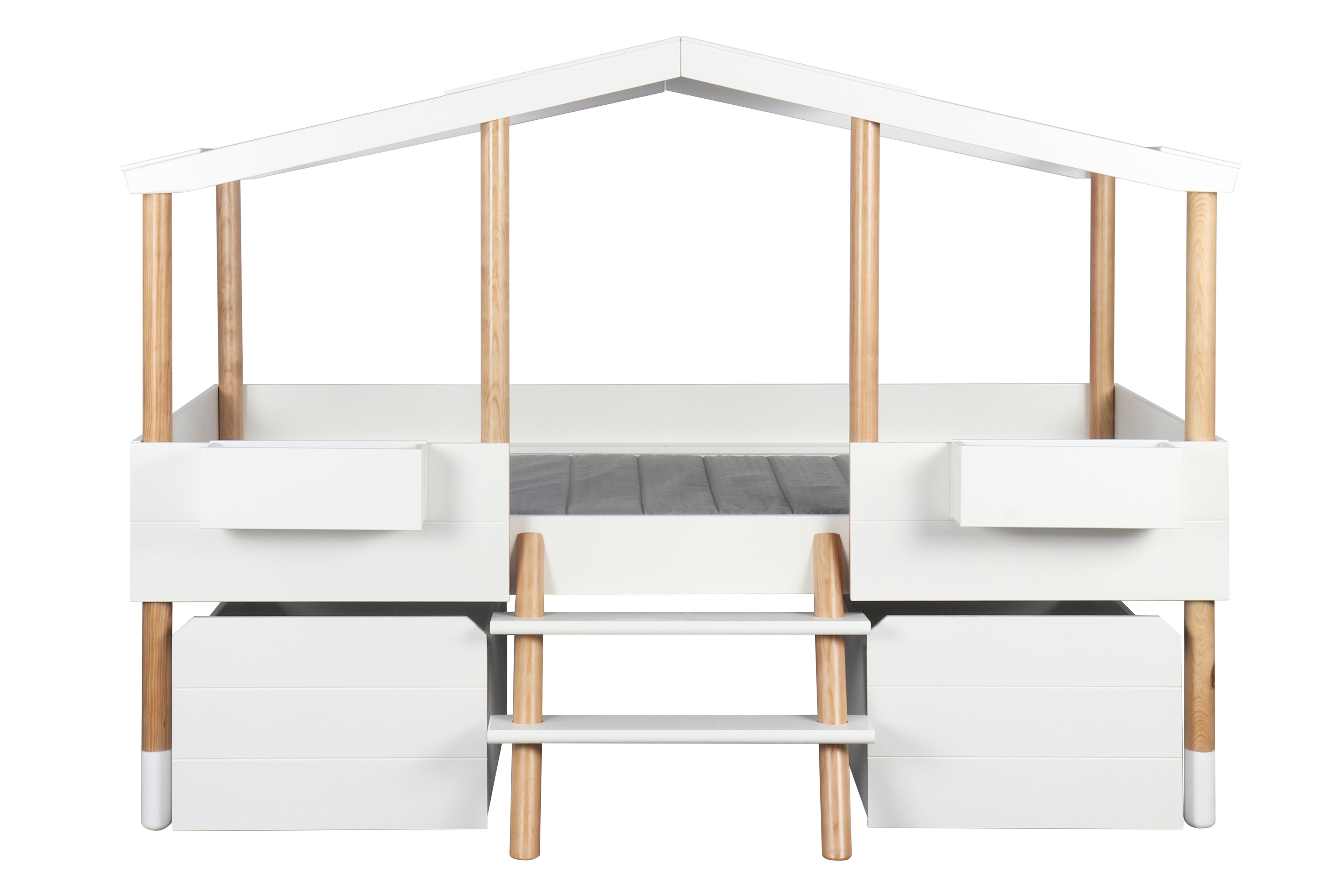 Schublade, 2-er Set – Weiß, natur – Bild 6