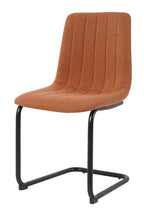Stuhl, 2er-Set – Bezug braun, Beine schwarz – Bild 2