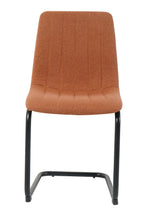 Stuhl, 2er-Set – Bezug braun, Beine schwarz – Bild 3