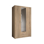 Kleiderschrank mit Spiegel 3-türig