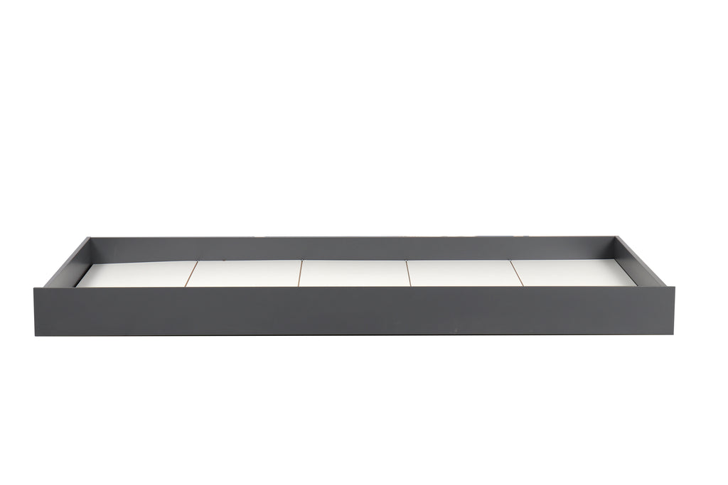 Bett Kinderbett + Schublade – Grau, Natur – Bild 2