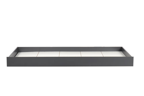 Bett Kinderbett + Schublade – Grau, Natur – Bild 2
