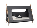 Bett Kinderbett + Schublade – Grau, Natur – Bild 5