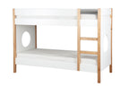 Bett Etagenbett + Seitenpaneel, 2er-Set – Natur/weiß – Bild 2