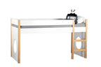 Bett Etagenbett + Seitenpaneel, 2er-Set – Natur/weiß – Bild 8