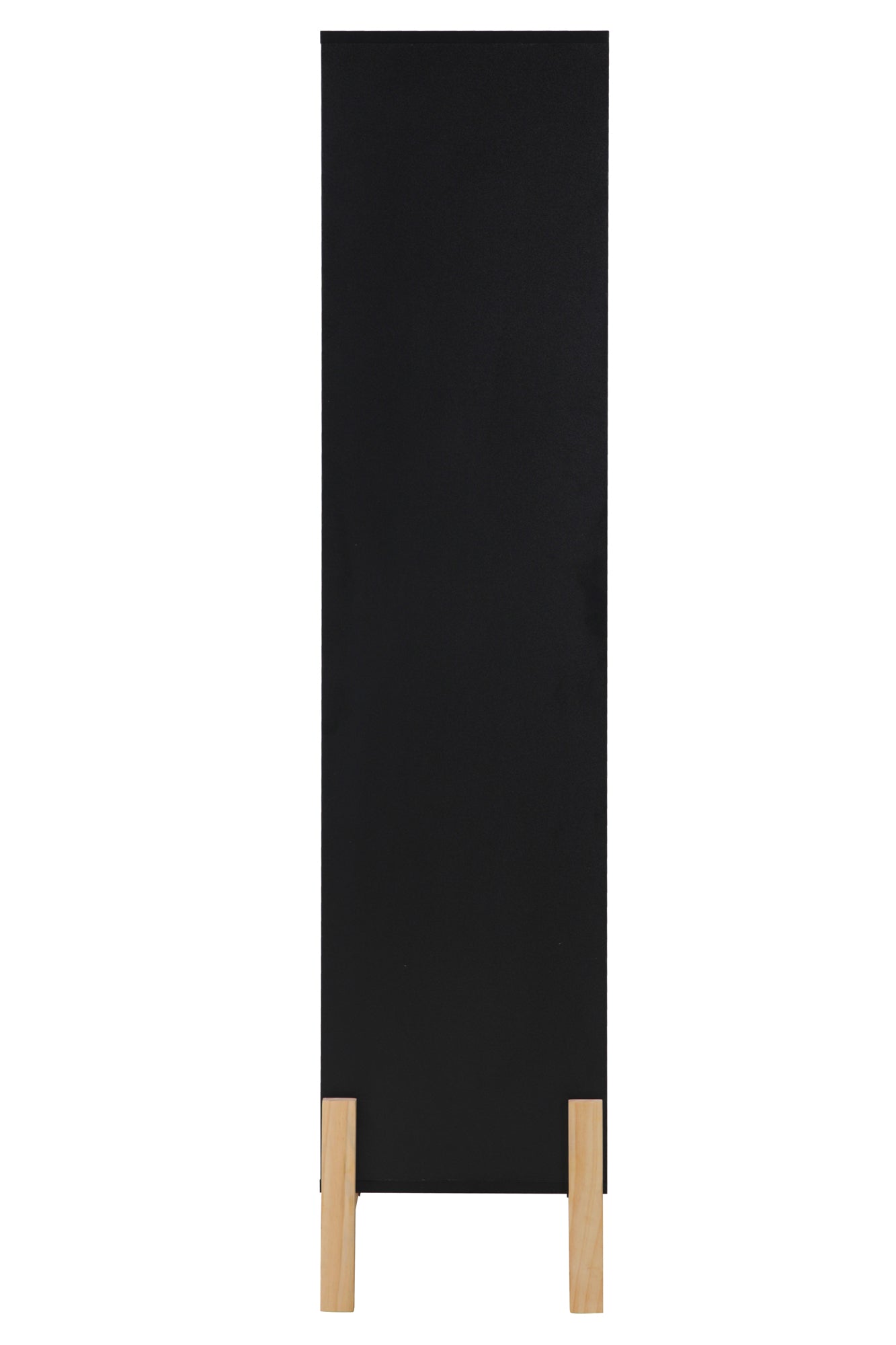 Regal Regal – Schwarz, Beine natur – Bild 3