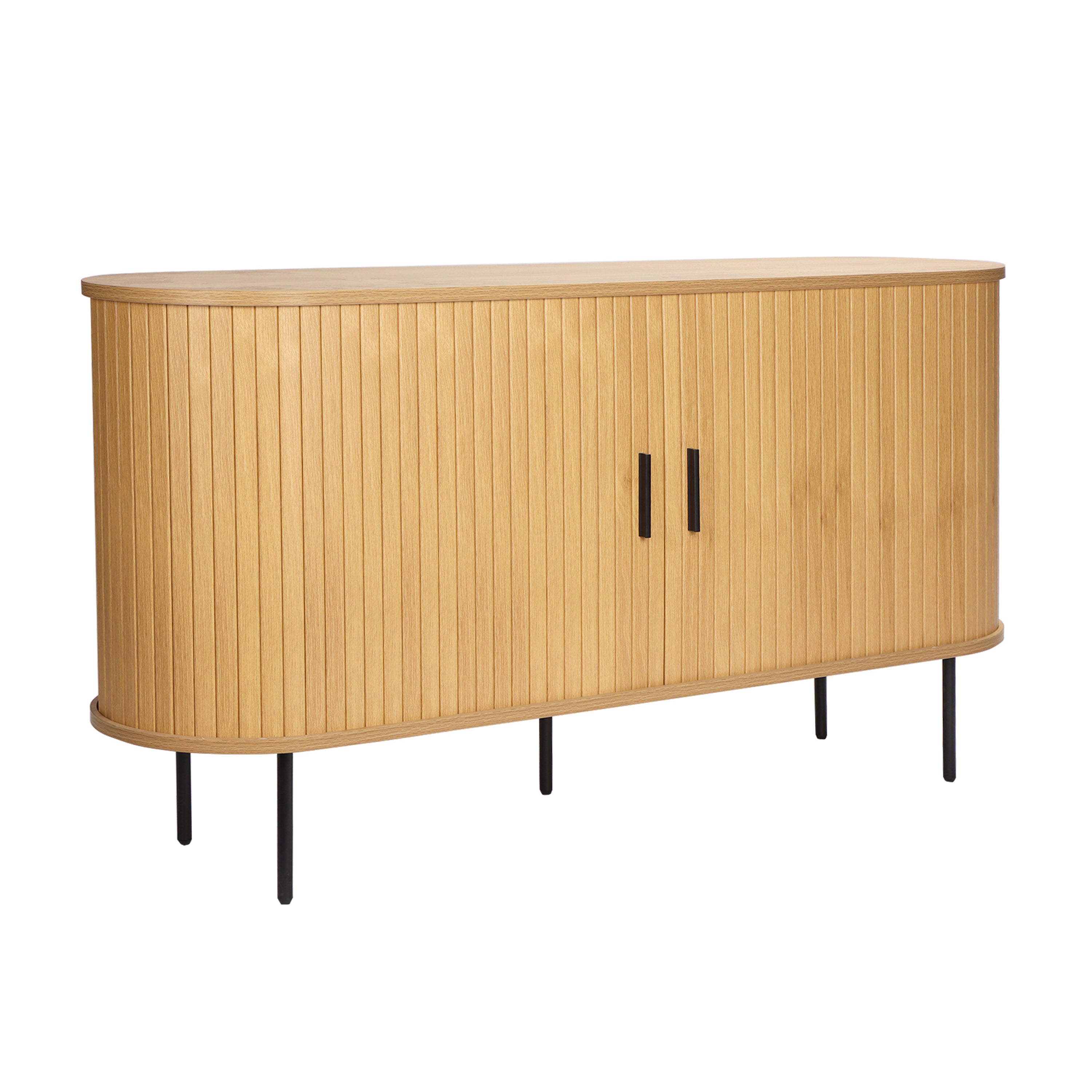 Sideboard Sideboard – Natur, Schwarz – Bild 2