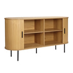 Sideboard Sideboard – Natur, Schwarz – Bild 4