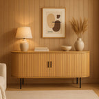 Sideboard Sideboard – Natur, Schwarz – Bild 8