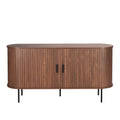 Sideboard Sideboard – Walnuss, Schwarz