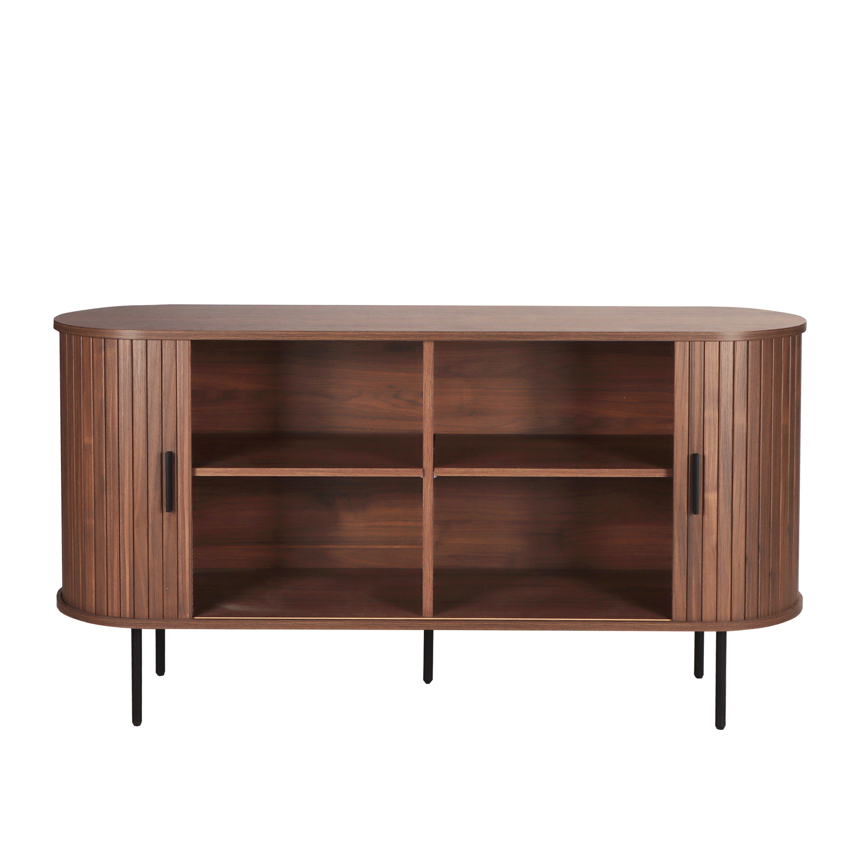Sideboard Sideboard – Walnuss, Schwarz – Bild 3