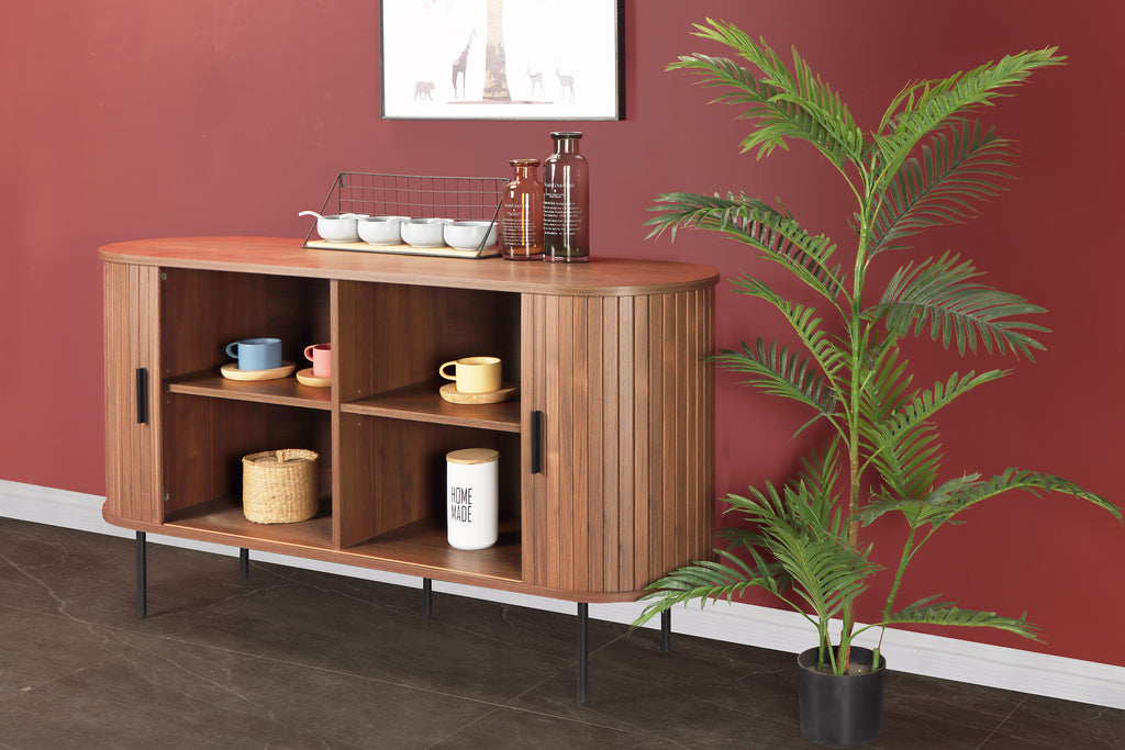 Sideboard Sideboard – Walnuss, Schwarz – Bild 7