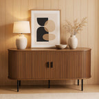 Sideboard Sideboard – Walnuss, Schwarz – Bild 8