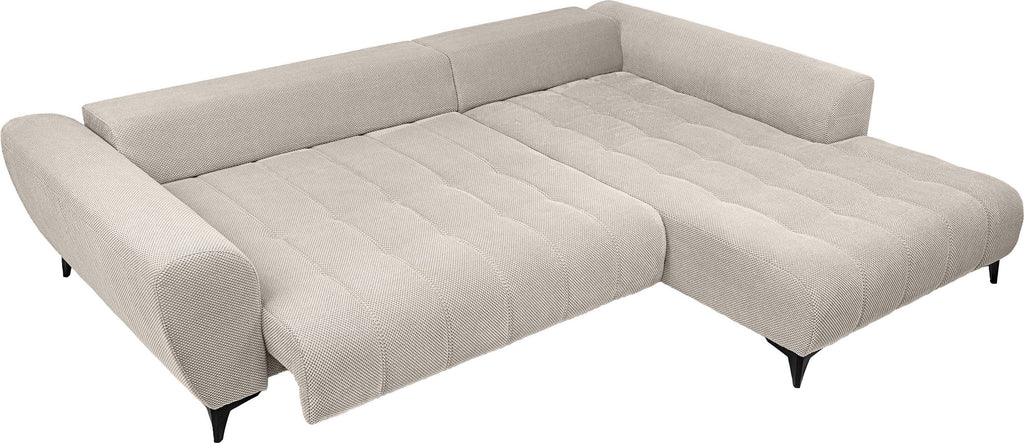 Ecksofa Garay, XXL-Liegefläche: elektrisch ausziehbar