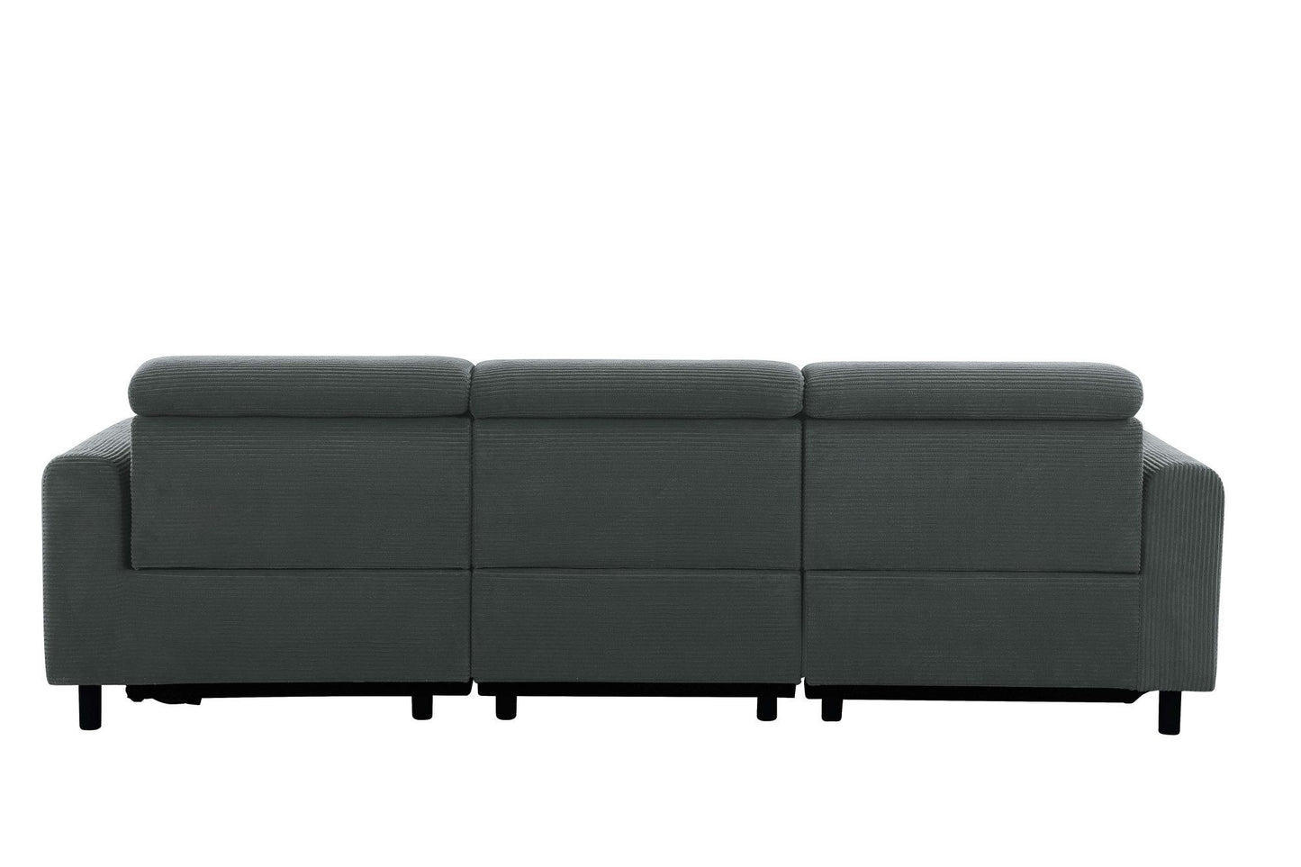 Ecksofa Cord mit manueller Relaxfunktion