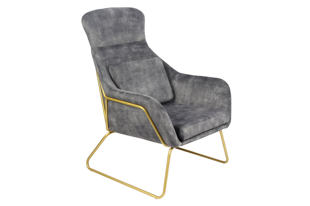 Sales Fever - Relaxsessel aus Samtvelours Grau#