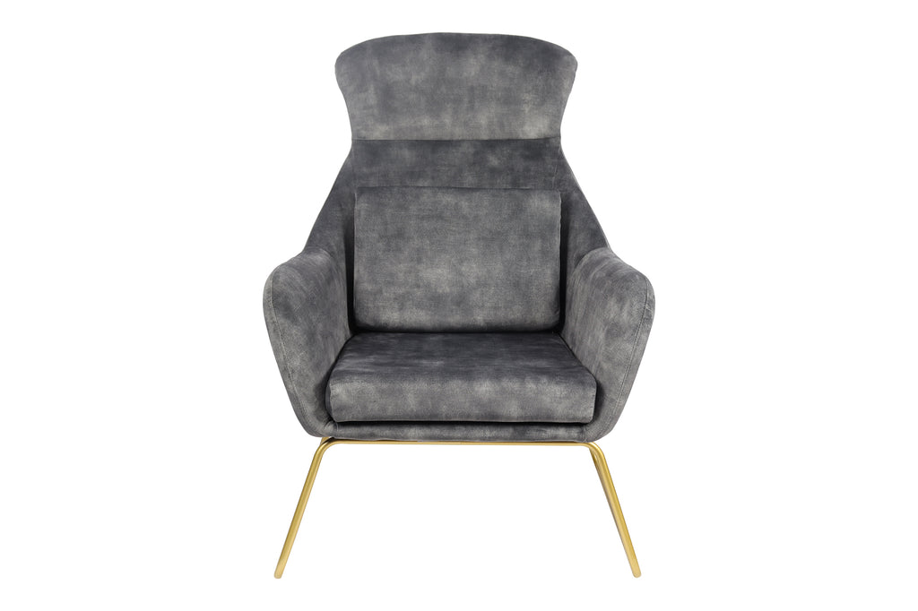 Sales Fever - Relaxsessel aus Samtvelours Grau#