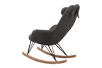 Sales Fever - Schaukelstuhl Teddyfell grau