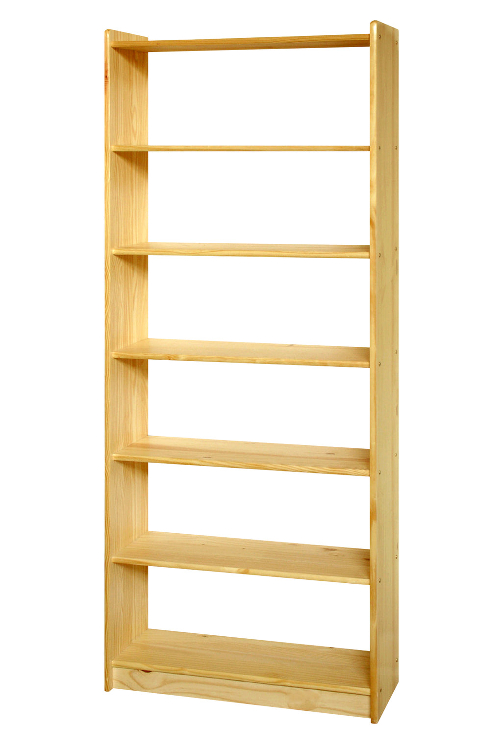 Möbilia - Bücherregal 80x30x200 cm natur