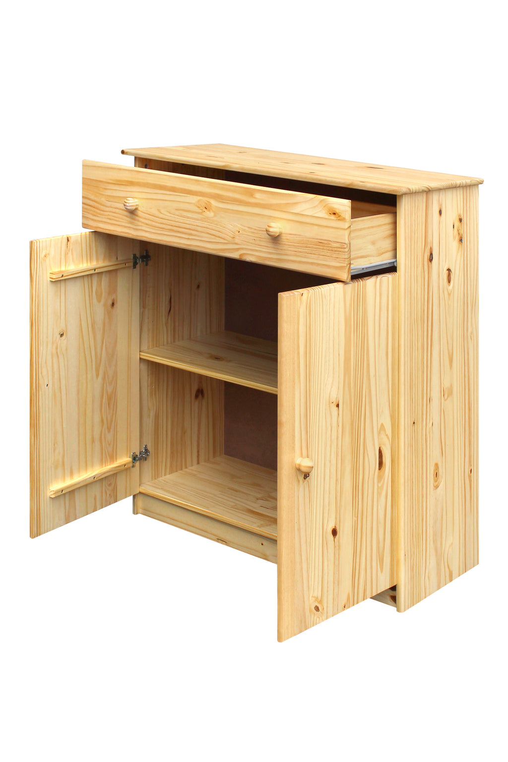 Möbilia - Kommode 91x43x107 cm natur