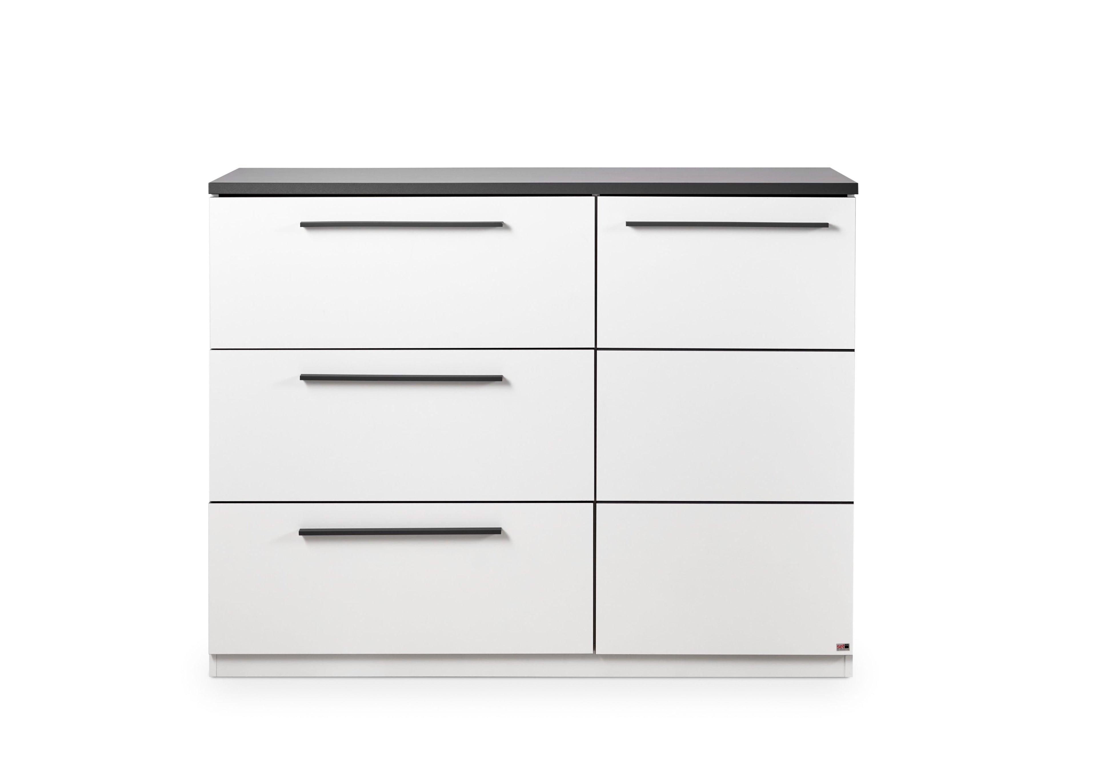 Onlineknaller! Schlafzimmerset 4tlg: Schwebetürenschrank, Kommode + 2 Nachtschränke